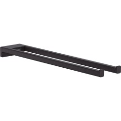 Полотенцедержатель Hansgrohe AddStoris 41770670 двойной черный матовый