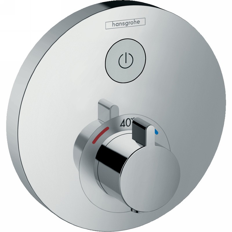 Смеситель для душа Hansgrohe ShowerSelect S 15744000 с термостатом Хром