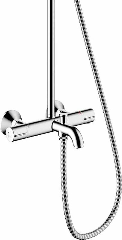 Душевая система Hansgrohe Vernis Blend Showerpipe 26274000 с термостатом Хром