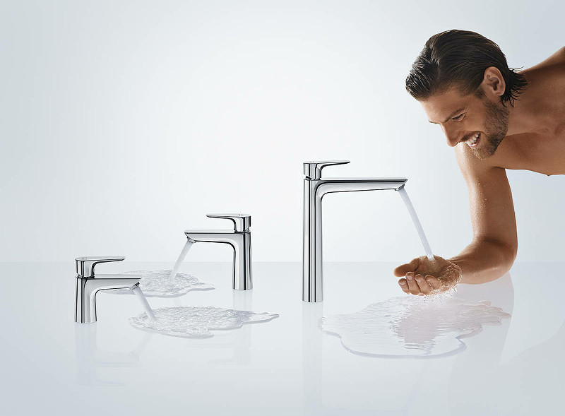 Смеситель для раковины Hansgrohe Talis E 71712700 белый матовый
