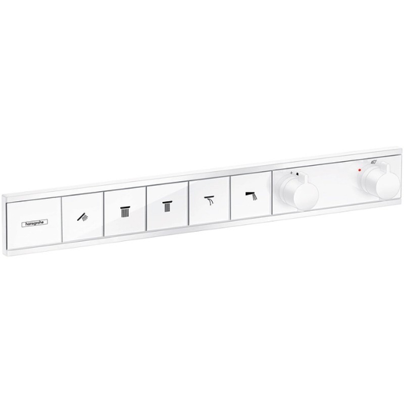Смеситель для душа Hansgrohe RainSelect 15384700 с термостатом белый матовый
