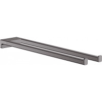 Полотенцедержатель Hansgrohe AddStoris 41770340 двойной Шлифованный черный хром