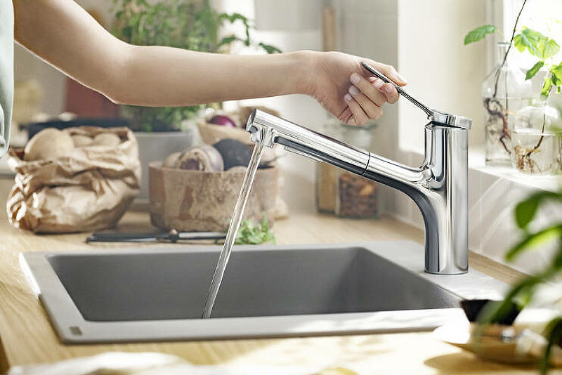Смеситель для кухни Hansgrohe Zesis M33 74800000 Хром