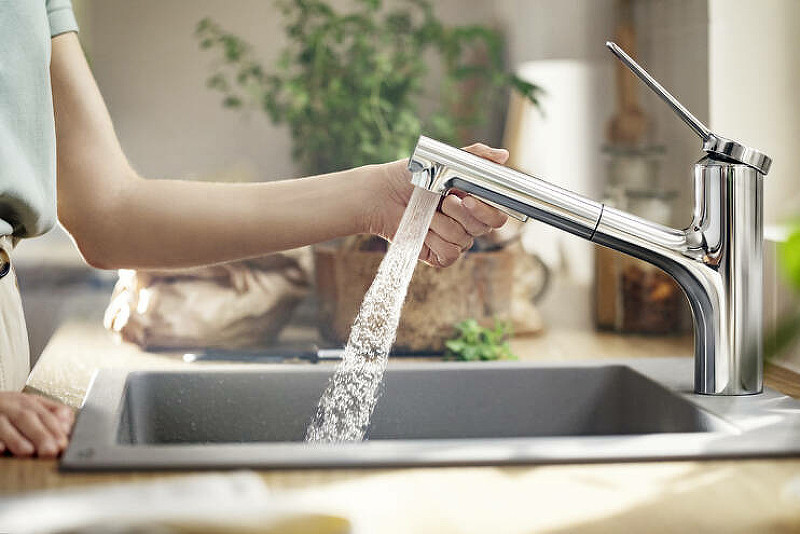 Смеситель для кухни Hansgrohe Zesis M33 74800000 Хром