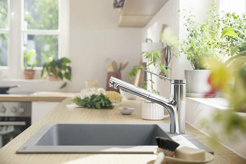 Смеситель для кухни Hansgrohe Zesis M33 74800000 Хром