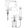 Смеситель для кухни Hansgrohe PuraVida 15812800