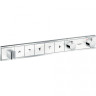 Смеситель для душа Hansgrohe RainSelect 15358400 с термостатом Белый Хром