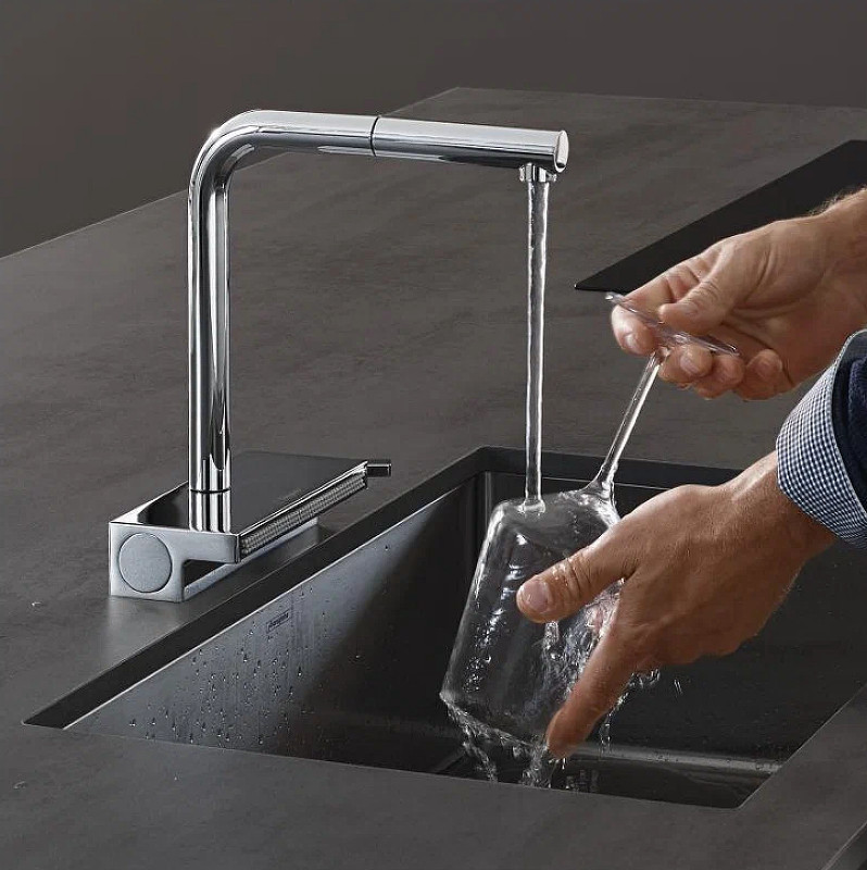 Смеситель для кухни Hansgrohe Aquno Select M81 73830000 Хром