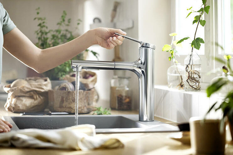Смеситель для кухни Hansgrohe Zesis M33 74801000 Хром
