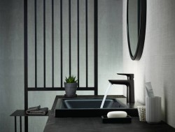 Смеситель для раковины Hansgrohe Talis E 71710670 черный матовый