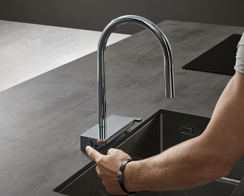 Смеситель для кухни Hansgrohe Aquno Select M81 73831000 Хром