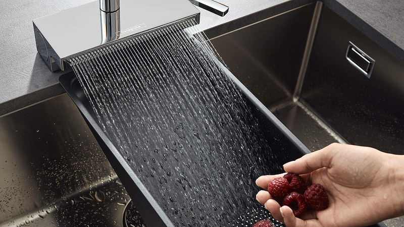 Смеситель для кухни Hansgrohe Aquno Select M81 73831000 Хром