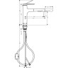 Смеситель для кухни Hansgrohe Zesis M33 74801800