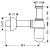 сифон Hansgrohe 52010000 Хром