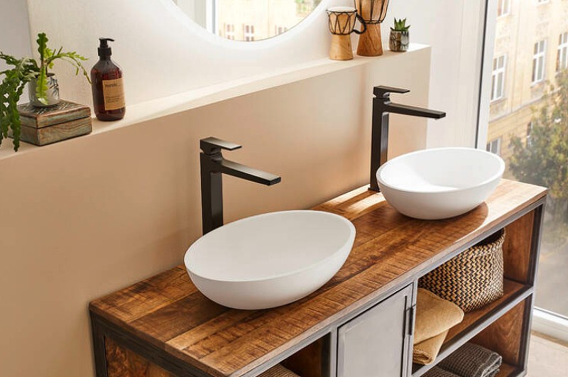 Смеситель для раковины Hansgrohe Metropol 32512670 черный матовый