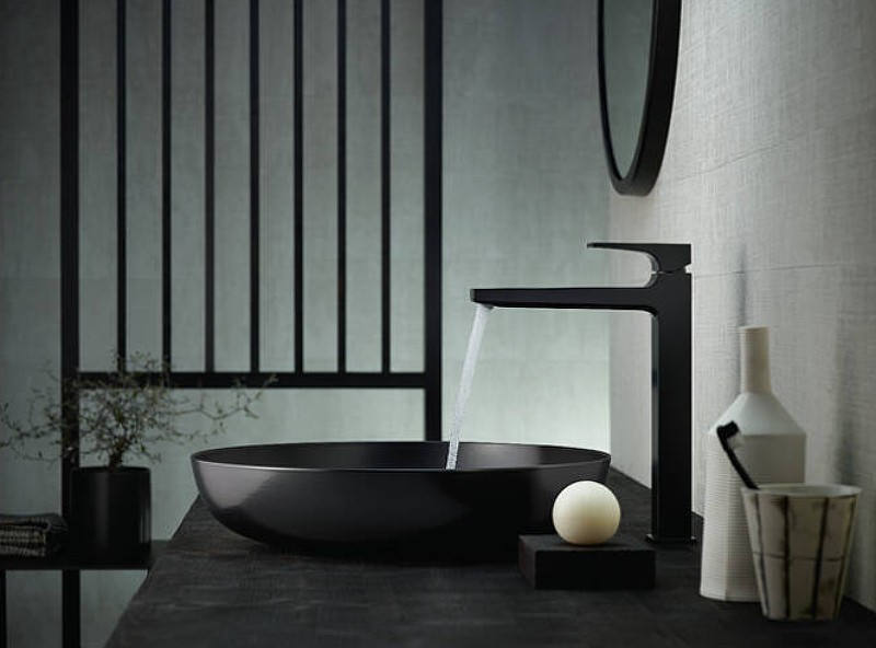 Смеситель для раковины Hansgrohe Metropol 32512670 черный матовый