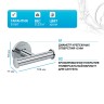 Крючок Hansgrohe Logis Universal 41725000 Хром