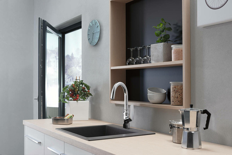 Смеситель для кухни Hansgrohe Focus M421-H220 71802000 Хром