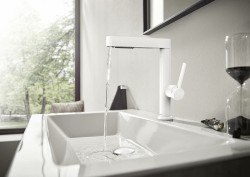 Смеситель для раковины Hansgrohe Finoris 76063700 белый матовый