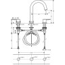 Смеситель для раковины Hansgrohe Vernis Blend 71553000