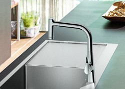 Смеситель для кухни Hansgrohe Metris Select M71 14834000 Хром Хром