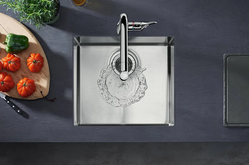Смеситель для кухни Hansgrohe Metris Select M71 14834000 Хром Хром