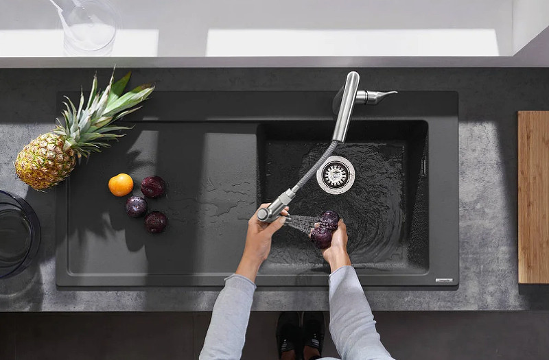 Смеситель для кухни Hansgrohe Metris Select M71 14834000 Хром Хром