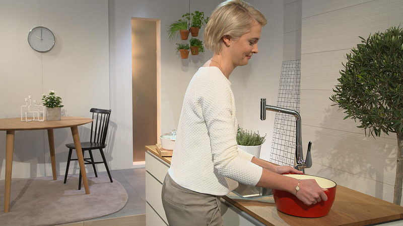 Смеситель для кухни Hansgrohe Metris 14820000 Хром