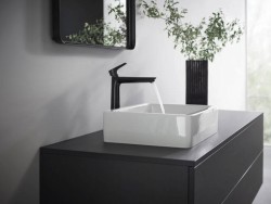 Смеситель для раковины Hansgrohe Talis E 71716670 черный матовый