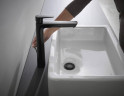 Смеситель для раковины Hansgrohe Talis E 71716670 черный матовый