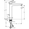 Смеситель для раковины Hansgrohe Talis E 71716670 черный матовый