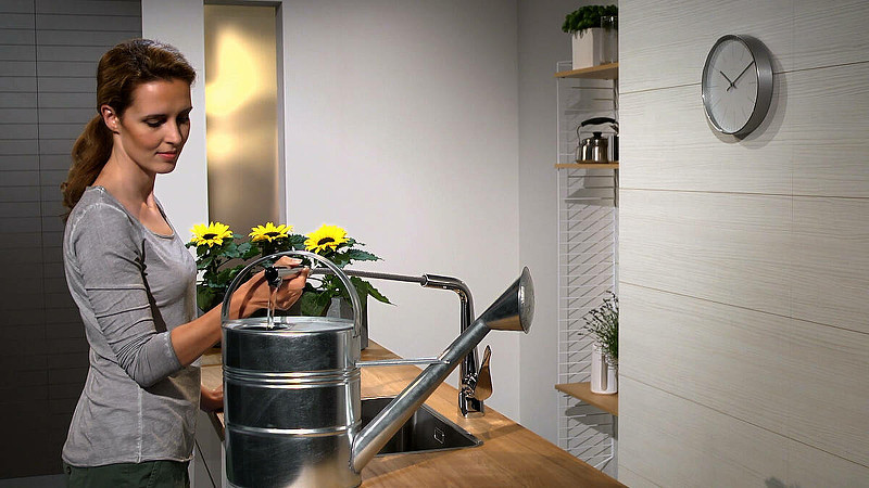 Смеситель для кухни Hansgrohe Metris 14821800 Сталь