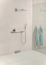 Смеситель для душа Hansgrohe ShowerTabletSelect 13184400 с термостатом Белый Хром