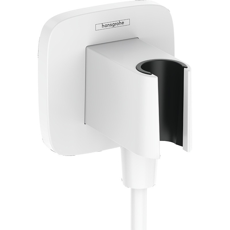 Шланговое подключение Hansgrohe FixFit Q 26887700 Белое матовое