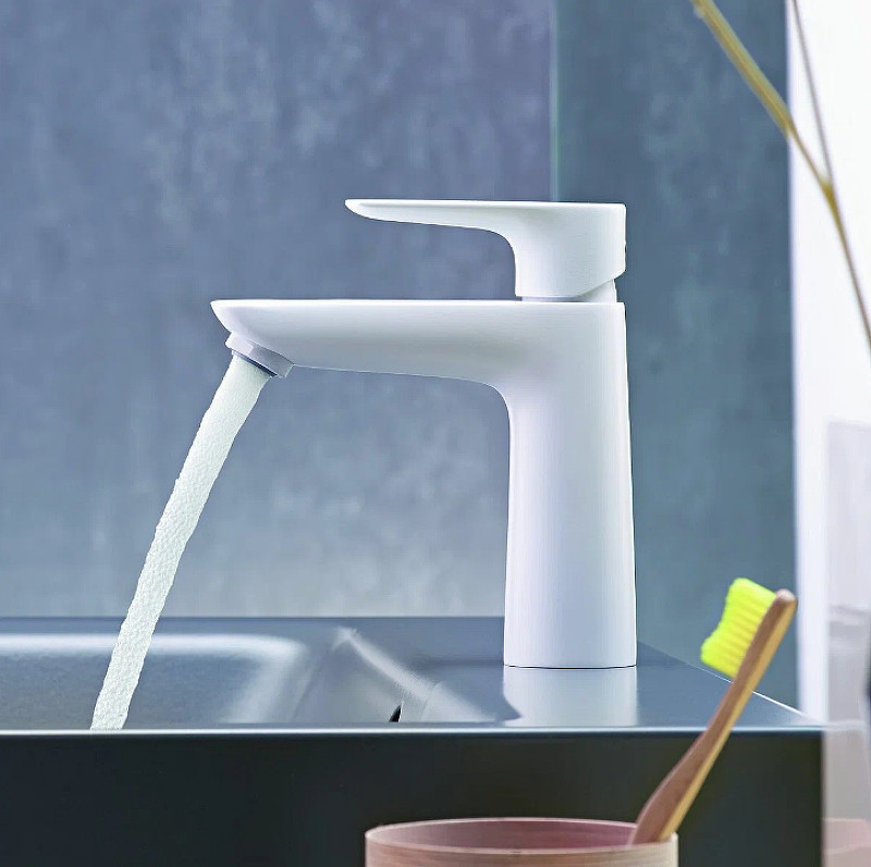 Смеситель для раковины Hansgrohe Talis E 71710700 белый матовый