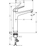 Смеситель для раковины Hansgrohe Novus 71123000 Хром
