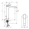 Смеситель для раковины Hansgrohe Vivenis 75040700 белый матовый
