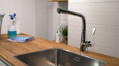 Смеситель для кухни Hansgrohe Metris 14822800 Нержавеющая сталь