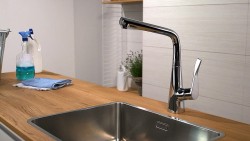 Смеситель для кухни Hansgrohe Metris 14822800 Нержавеющая сталь
