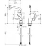 Смеситель для кухни Hansgrohe Metris 14822800 Нержавеющая сталь