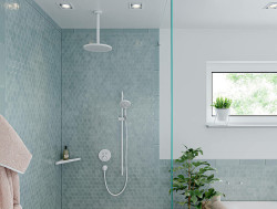 Металлическая полка Hansgrohe AddStoris 41741000 угловая Хром