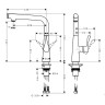 Смеситель для кухни Hansgrohe Metris Select M712-H260 73811800 Сталь