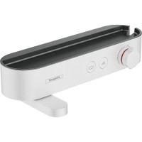 Смеситель для ванны Hansgrohe ShowerTabletSelect 400 24340700 с термостатом белый матовый