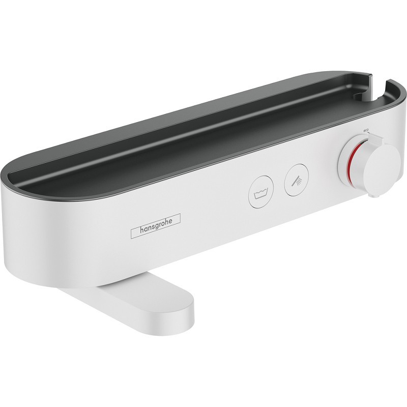 Смеситель для ванны Hansgrohe ShowerTabletSelect 400 24340700 с термостатом белый матовый