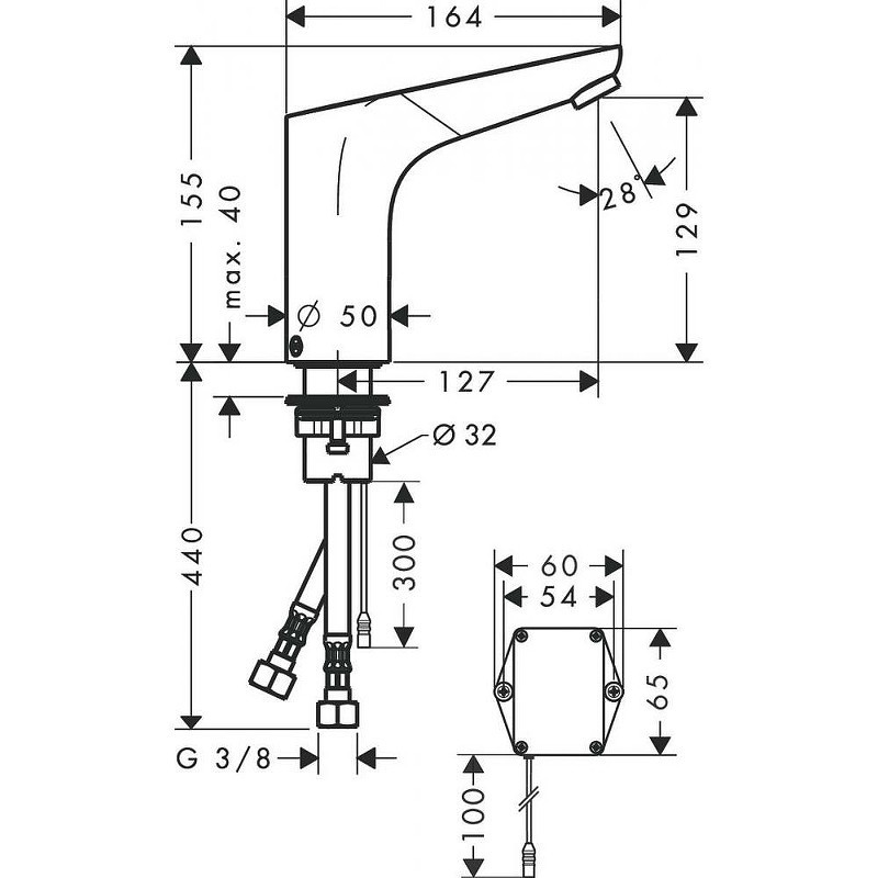 Смеситель для раковины Hansgrohe Focus 31173000