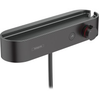 Смеситель для душа Hansgrohe ShowerTabletSelect 400 24360670 с термостатом черный матовый