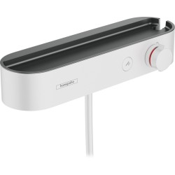 Смеситель для душа Hansgrohe ShowerTabletSelect 400 24360700 с термостатом белый матовый