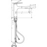Смеситель для кухни Hansgrohe Zesis M33 160 74804800 Сталь