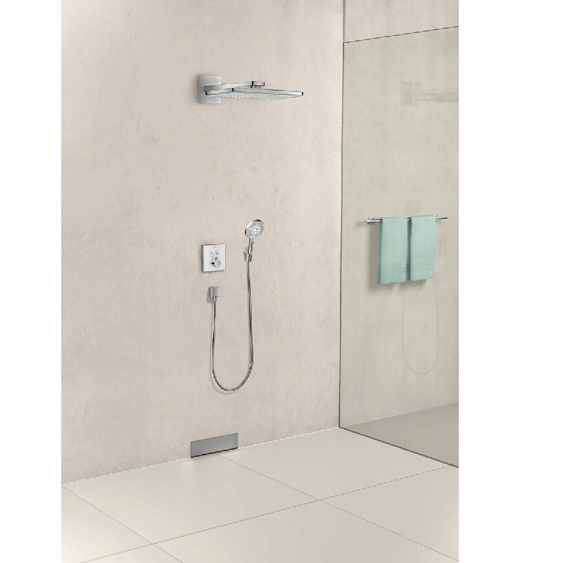 Верхний душ Hansgrohe Rainmarket Select 460 1jet 24003600 Черный Хром