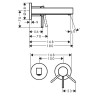 Смеситель для раковины Hansgrohe Finoris 76051000 Хром
